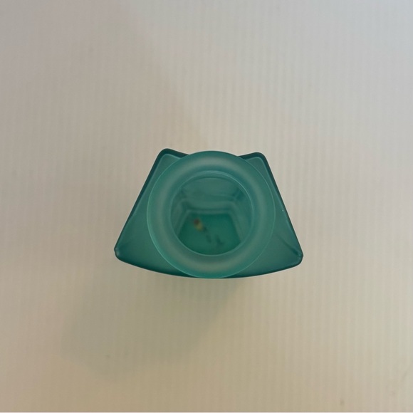 Ikea Modern Aqua Frosted Glass Bud Vase 8” - Picture 5 of 8
